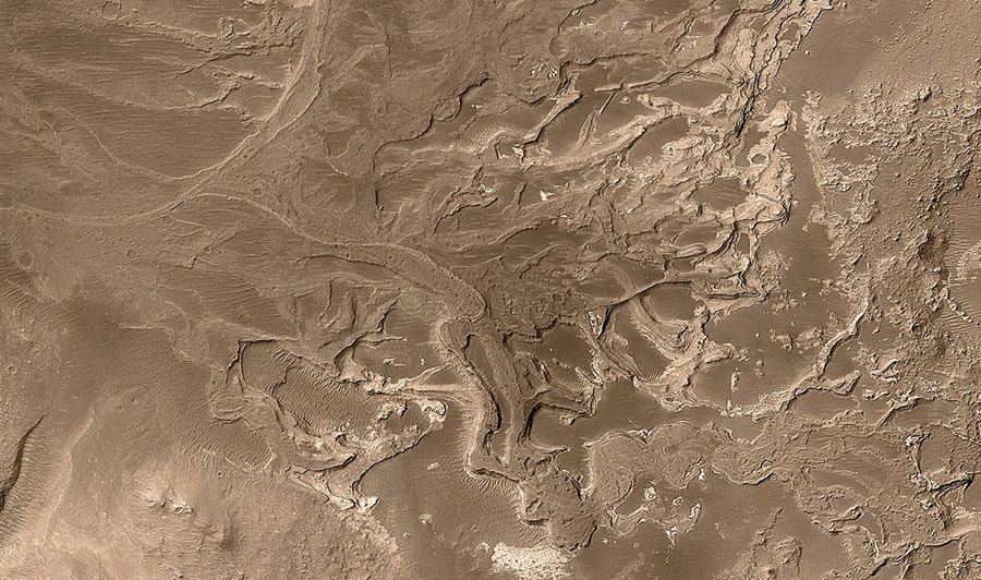древняя дельта поймы Марса