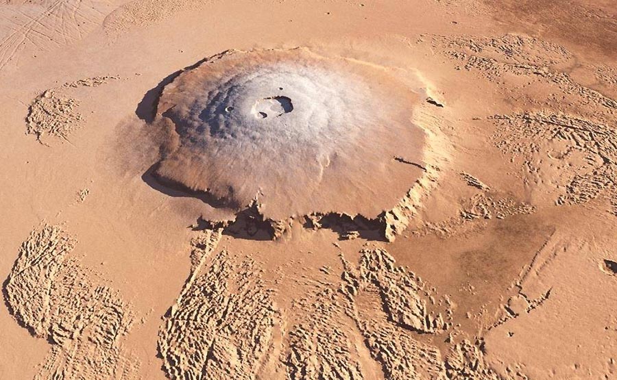 Олимп Монс - вулкан на Марсе