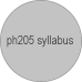 ph 205 syllabus