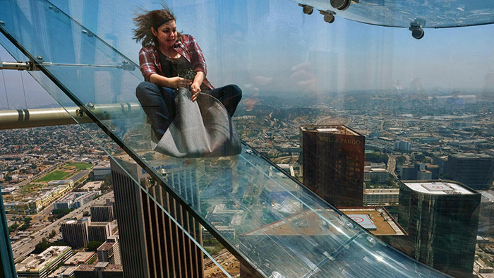 sky slide in LA