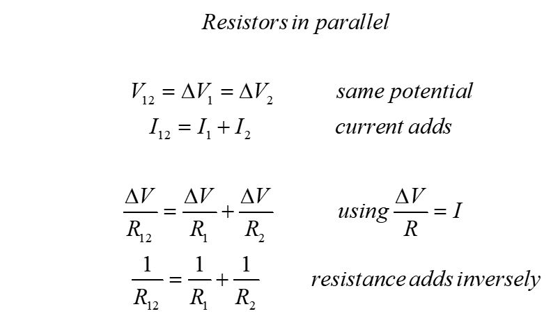 parallel resistors