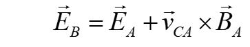 relative EM equation