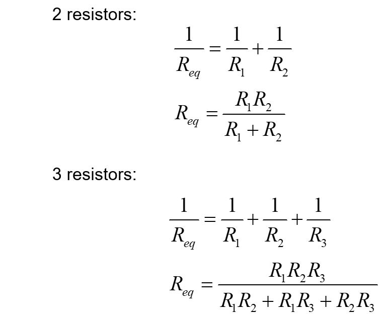 resistance formula parallel